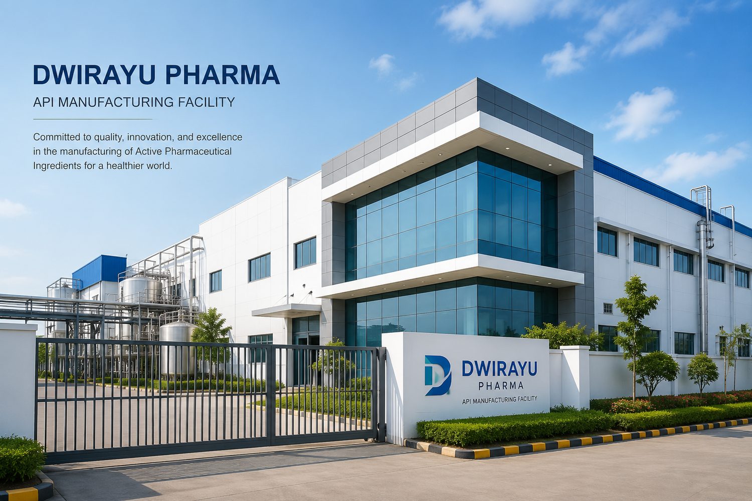 Artist's impression of the planned Dwirayu Pharma manufacturing facility